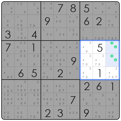 sudoku pointing pair